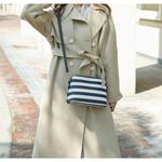 Сумка кросс-боди Kimmy в полоску MKF, фуксия - фото 2