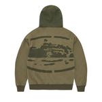 Худи Corteiz Guerillaz Ripstop Zip Hoodie 'Olive' - фото 2