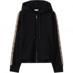 Свитшот женский Burberry, черный - фото