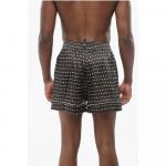 Пижамные шорты из смесового шелка с монограммой Dsquared2, Multicolor - фото 2