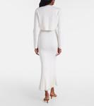 Укороченный кардиган Atalanta Galvan, белый - фото 3