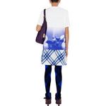 Футболка женская Burberry, белый / фиолетовый - фото 4