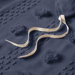 Набор жаккардовых пододеяльников Intelligent Design Vera Clip, синий - фото 9