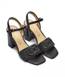 Сандалии на каблуке Grateful Guess, черный - фото 3