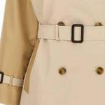 WEEKEND MaxMara Двубортное двустороннее тренч, Beige - фото 6