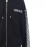 VERSACE Принтованный худи с длинными рукавами, Black - фото 6