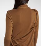 Драпированный топ из джерси Entire Studios, Hazel - фото 7