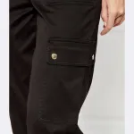 Брюки карго свободного кроя Michael Kors, черный - фото 4