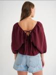 MixRay Блузка в бордовом цвете - фото 3