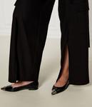 Брюки женские карго Pinko с разрезами, черный - фото 4