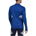 Толстовка мужская синяя Adidas, синий - фото 7