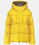 Пуховик Асарет MONCLER, желтый - фото