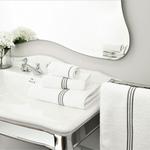 Полотенце Frette Triplo Bourdon из хлопка 30x30, серый - фото 4