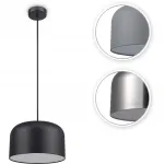 Подвесной светильник BOWL E27 Paco Home, черно-белый - фото 4