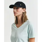 Футболка Gant 4200867 short sleeve v neck, зеленый - фото 4