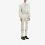 Брюки Casual SS22 Alexander McQueen, белый - фото 5