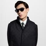 Двусторонний утепленный жилет с монограммой Louis Vuitton, черный - фото 2