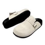 Сабо с закрытым носком унисекс New Korea, хаки - фото 28