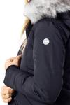 Куртка No Zone с меховым капюшоном, черный - фото 3