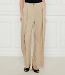 Брюки Flare fit Pinko, желтый - фото