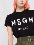 Футболка с логотипом MSGM, черный - фото 3