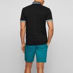 Футболка поло мужская черная HUGO BOSS - фото 6