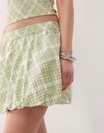 Мини-юбка в зеленую клетку Collusion - фото 3