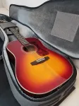 Guild Акустическая гитара Guils D-140 Cherry Burst с чехлом - фото