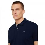 Поло с коротким рукавом Tom Tailor Basic Contrast, синий - фото 2