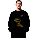 Унисекс худи Nike черное - фото 4