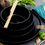 Набор мисок на 6 персон, 6 предметов. Konsimo, черный - фото 2