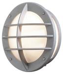 Светодиодный уличный настенный светильник MeineWunschleuchte Silber, Ø 31cm, серебряный - фото