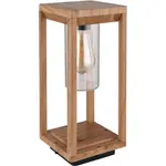 Уличный торшер CANDELA E27 1 шт. Наружный светильник/деревянная отделка/торшер/IP44/ДxШxВ: 150x150x350 мм Globo Lighting, Holzoptik - фото 2