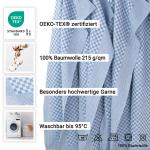 Чайные полотенца Zollner, 54x100 см, синий - фото 2