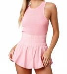 Линн розовый ромпер с буфами на груди Peach Love - фото 2