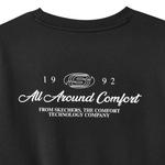 Свитшот унисекс черный Skechers - фото 8