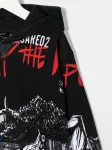 Худи с графичным принтом Dsquared2 Kids, черный - фото 3
