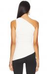 Асимметричный топ Myna Superdown, white - фото 4