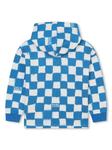 Marc Jacobs Kids худи в клетку, синий - фото 2