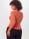 Рубашка ABOUT YOU Curvy Juli, Auburn - фото 4