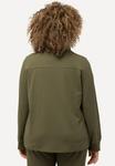 Толстовка на молнии Ulla Popken, хаки - фото 5