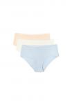 Трусы Etam JOHN 3 PACK, Off-White/Blue/Nude/Multi-Coloured - фото
