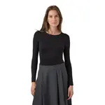 Боди с длинным рукавом Yas Ruby, черный - фото