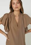 Платье Co'couture TORA FRILL, Walnut/Brown - фото 3
