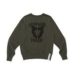 Свитшот с принтом Tsuriami HUMAN MADE, зеленый - фото