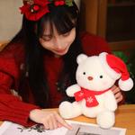 Плюшевая кукла мишки 30 см высота MLING - фото 6