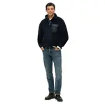 Толстовка Superdry High Pile half zip, синий - фото 7
