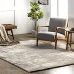 Ковер Loni Solid Shag Area Rug nuLOOM, 122x183 см, серый - фото 48