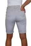Шорты-бермуды с закатанными манжетами Paulo Due, серый - фото 2
