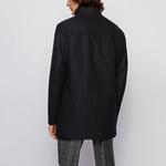 HUGO BOSS Мужское синее пальто - фото 6